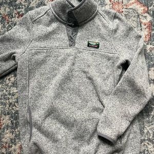 L.L.Bean Quarter Button Fleece Pullover